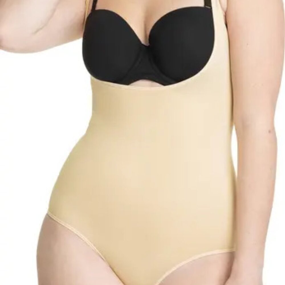 Shapermint Essentials Open Bust Bodysuit Shaper Panty